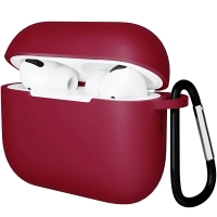 Чехол для AirPods Pro 3 Gurdini Soft Touch - Бордовый