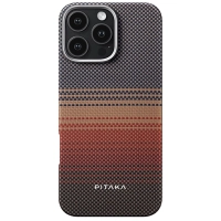 Чехол для iPhone 16 Pro Pitaka Tactile Woven Case - Sunset
