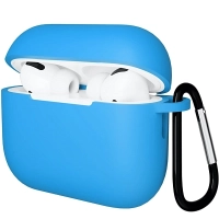 Чехол для AirPods Pro 3 Gurdini Soft Touch - Голубой
