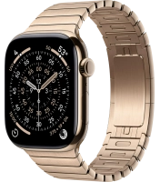 Часы Apple Watch Series 11 46mm Titanium Case Link Bracelet Gold
