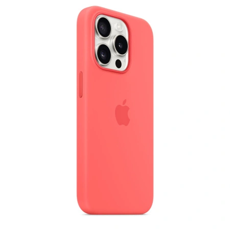 Чехол Apple iPhone 15 Pro Silicone Case with MagSafe - Guava