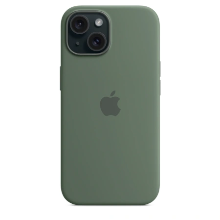 Чехол для iPhone 15 Silicone Case with MagSafe - Cypress