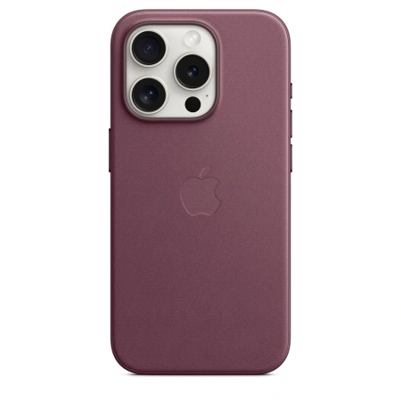 Чехол Apple iPhone 15 Pro FineWoven Case with MagSafe - Mulberry