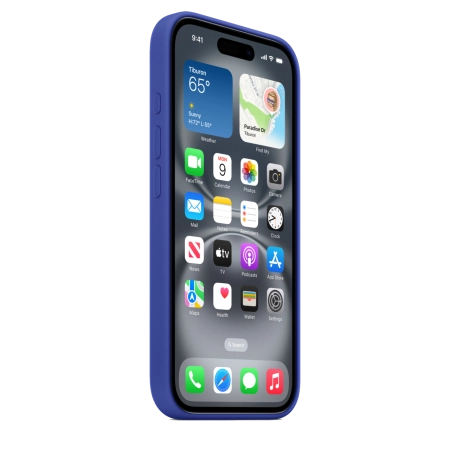 Чехол для iPhone 16 Silicone Case with MagSafe - Ultramarine