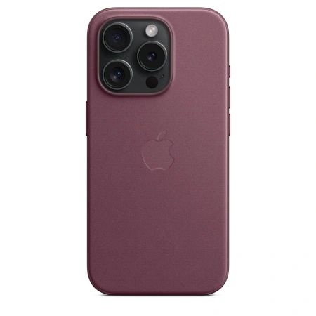 Чехол Apple iPhone 15 Pro FineWoven Case with MagSafe - Mulberry