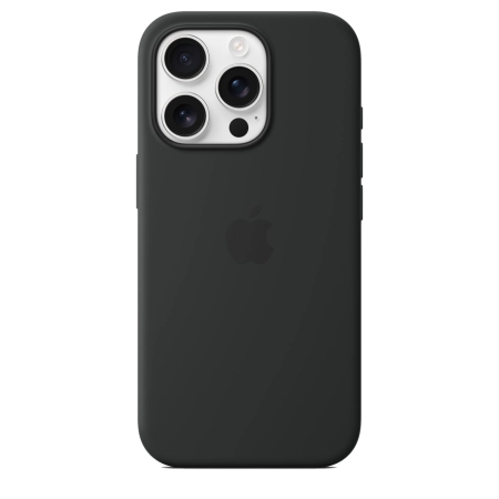 Чехол для iPhone 16 Pro Silicone Case with MagSafe - Black