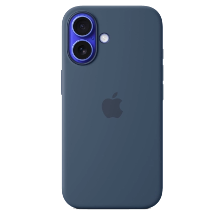 Чехол для iPhone 16 Silicone Case with MagSafe - Denim