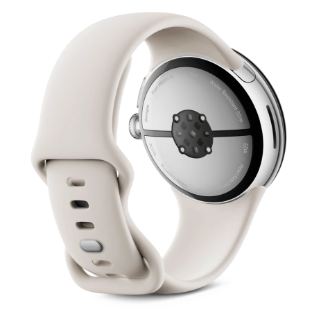 Часы Google Pixel Watch 3 45mm WiFi Polished Silver Case/Porcelain