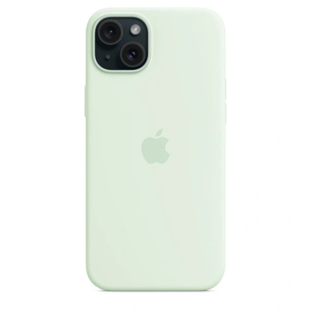 Чехол Apple iPhone 15 Silicone Case with MagSafe - Soft Mint