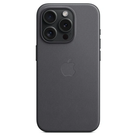 Чехол Apple iPhone 15 Pro FineWoven Case with MagSafe - Black
