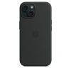 Чехол для iPhone 15 Silicone Case with MagSafe - Black