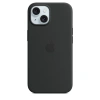 Чехол для iPhone 15 Silicone Case with MagSafe - Black