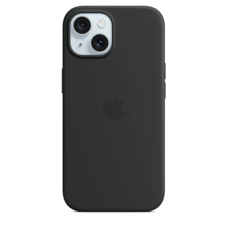 Чехол для iPhone 15 Silicone Case with MagSafe - Black