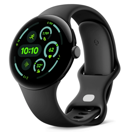 Часы Google Pixel Watch 3 45mm WiFi Matte Black Case/Obsidian