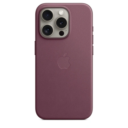 Чехол Apple iPhone 15 Pro FineWoven Case with MagSafe - Mulberry