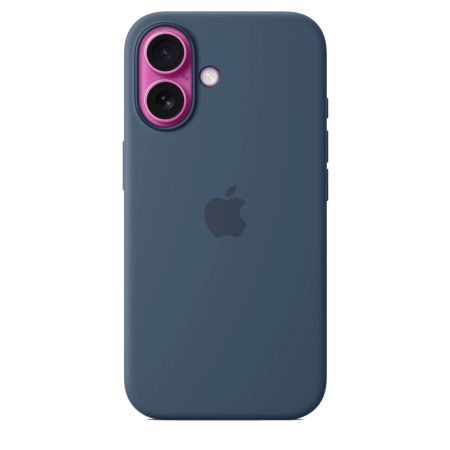Чехол для iPhone 16 Silicone Case with MagSafe - Denim