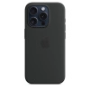 Чехол Apple iPhone 15 Pro Silicone Case with MagSafe -  Black