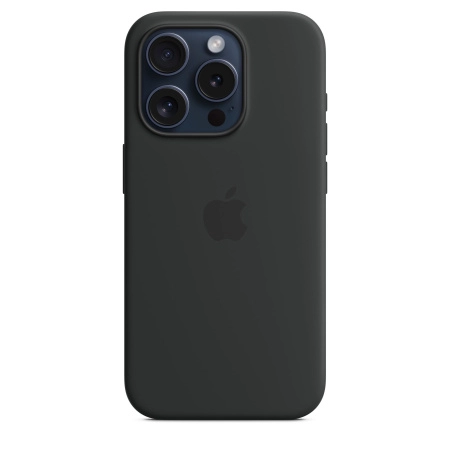 Чехол Apple iPhone 15 Pro Silicone Case with MagSafe -  Black