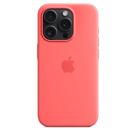 Чехол Apple iPhone 15 Pro Silicone Case with MagSafe - Guava