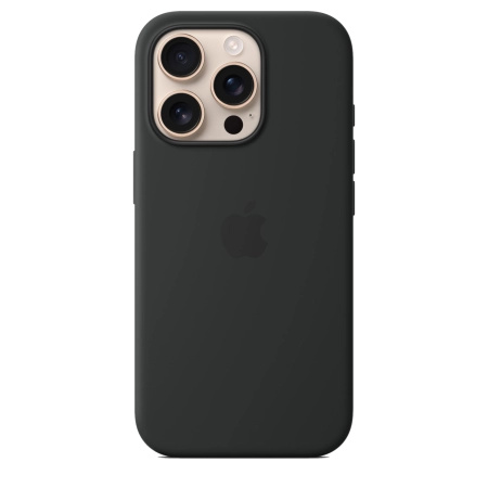 Чехол для iPhone 16 Pro Silicone Case with MagSafe - Black