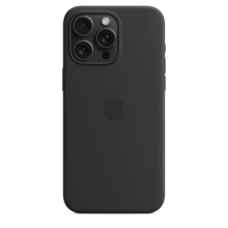 Чехол для iPhone 15 Pro Silicone Case with MagSafe - Black