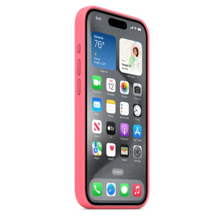 Чехол Apple iPhone 15 Pro Silicone Case with MagSafe -  Pink
