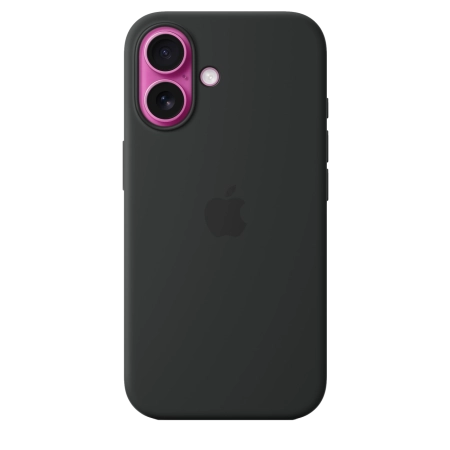 Чехол для iPhone 16 Silicone Case with MagSafe - Black