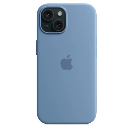 Чехол для iPhone 15 Silicone Case with MagSafe - Winter Blue