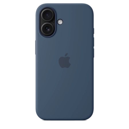 Чехол для iPhone 16 Silicone Case with MagSafe - Denim