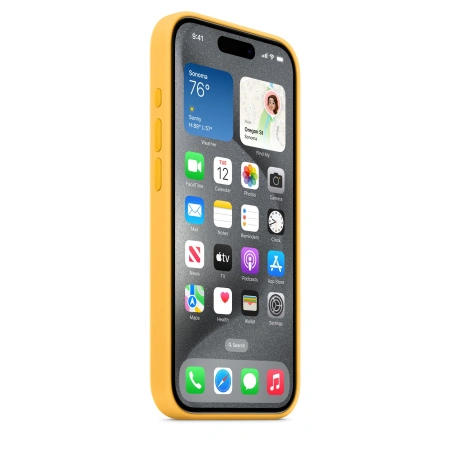 Чехол Apple iPhone 15 Pro Silicone Case with MagSafe -  Sunshine