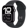 Часы Apple Watch Series 10 46mm Jet Black Aluminium Case GPS Sport Band Black S/M
