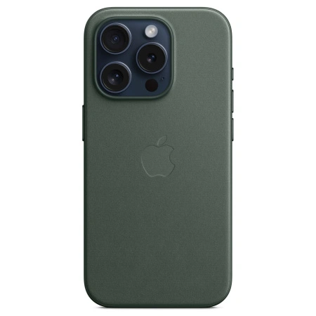 Чехол Apple iPhone 15 Pro FineWoven Case with MagSafe - Evergreen