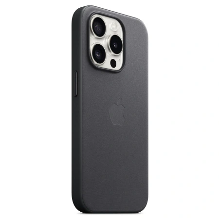 Чехол Apple iPhone 15 Pro FineWoven Case with MagSafe - Black