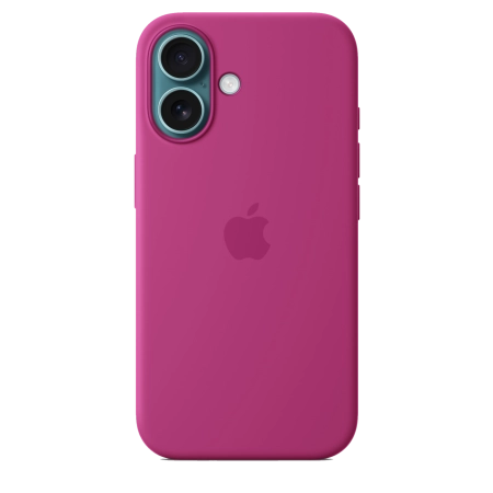 Чехол для iPhone 16 Silicone Case with MagSafe - Fuchsia