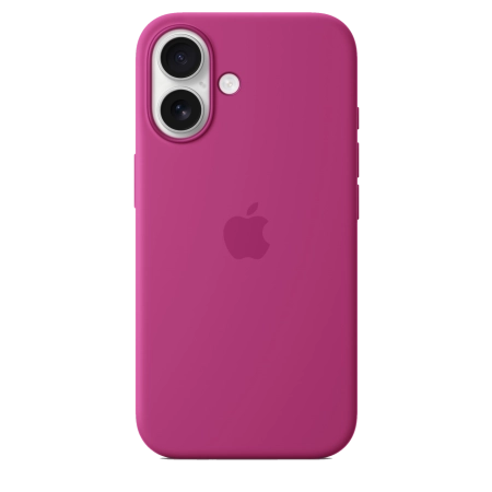 Чехол для iPhone 16 Silicone Case with MagSafe - Fuchsia