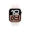 Часы Apple Watch Series 10 42mm Rose Gold Aluminium Case GPS Sport Band Light Blush S/M