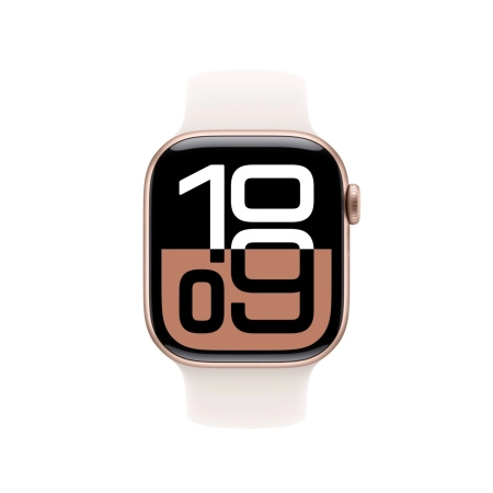 Часы Apple Watch Series 10 42mm Rose Gold Aluminium Case GPS Sport Band Light Blush S/M
