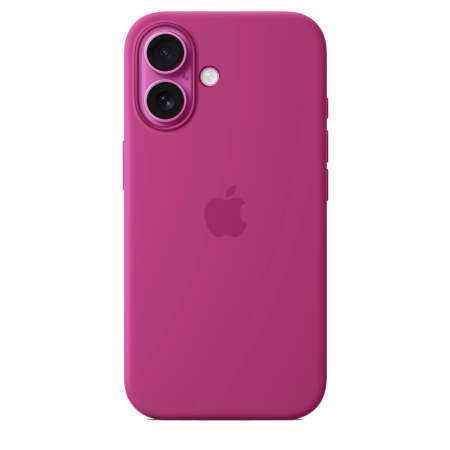 Чехол для iPhone 16 Silicone Case with MagSafe - Fuchsia