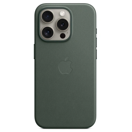 Чехол Apple iPhone 15 Pro FineWoven Case with MagSafe - Evergreen