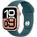 Часы Apple Watch Series 10 42mm Rose Gold Aluminium Case GPS Sport Band Lake Green S/M 42_42_195273
