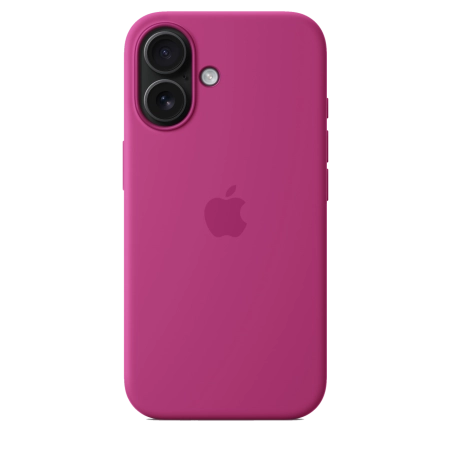 Чехол для iPhone 16 Silicone Case with MagSafe - Fuchsia