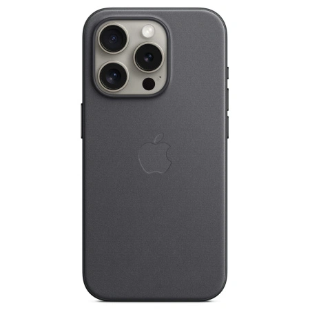 Чехол Apple iPhone 15 Pro FineWoven Case with MagSafe - Black