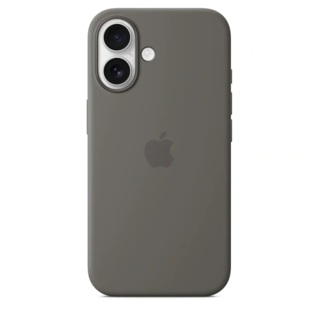 Чехол Apple iPhone 16 Silicone Case with MagSafe - Stone Gray