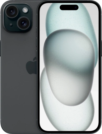 Смартфон Apple iPhone 15 128GB nano-Sim + eSim Black
