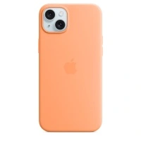 Чехол Apple iPhone 15 Silicone Case with MagSafe - Orange Sorbet