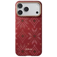 Чехол для iPhone 17 Pro Max Pitaka Threads of Winter PitaTap Ultra Slim Case - Scarlett