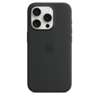 Чехол Apple iPhone 15 Pro Silicone Case with MagSafe -  Black