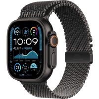 Часы Apple Watch Ultra 2 49mm Black Titanium Case GPS+Cellular Titanium Milanese Loop Black L