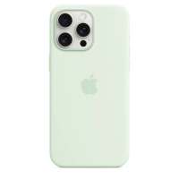 Чехол Apple iPhone 15 Pro Silicone Case with MagSafe -  Soft Mint