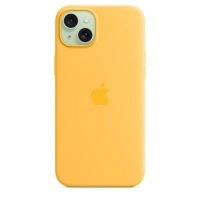Чехол Apple iPhone 15 Plus Silicone Case with MagSafe -  Sunshine